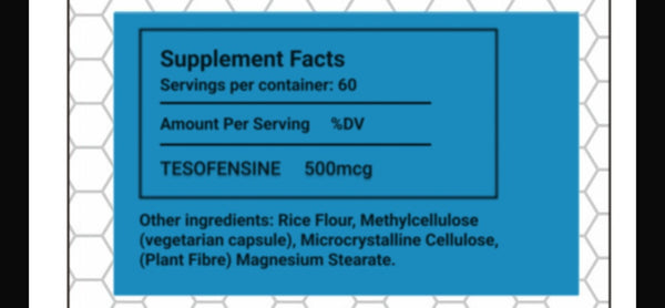 TESOFENSINE 500MCG/60CAPS