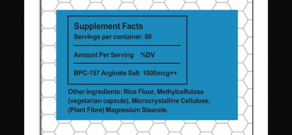 BPC 157  1MG/60CAPS