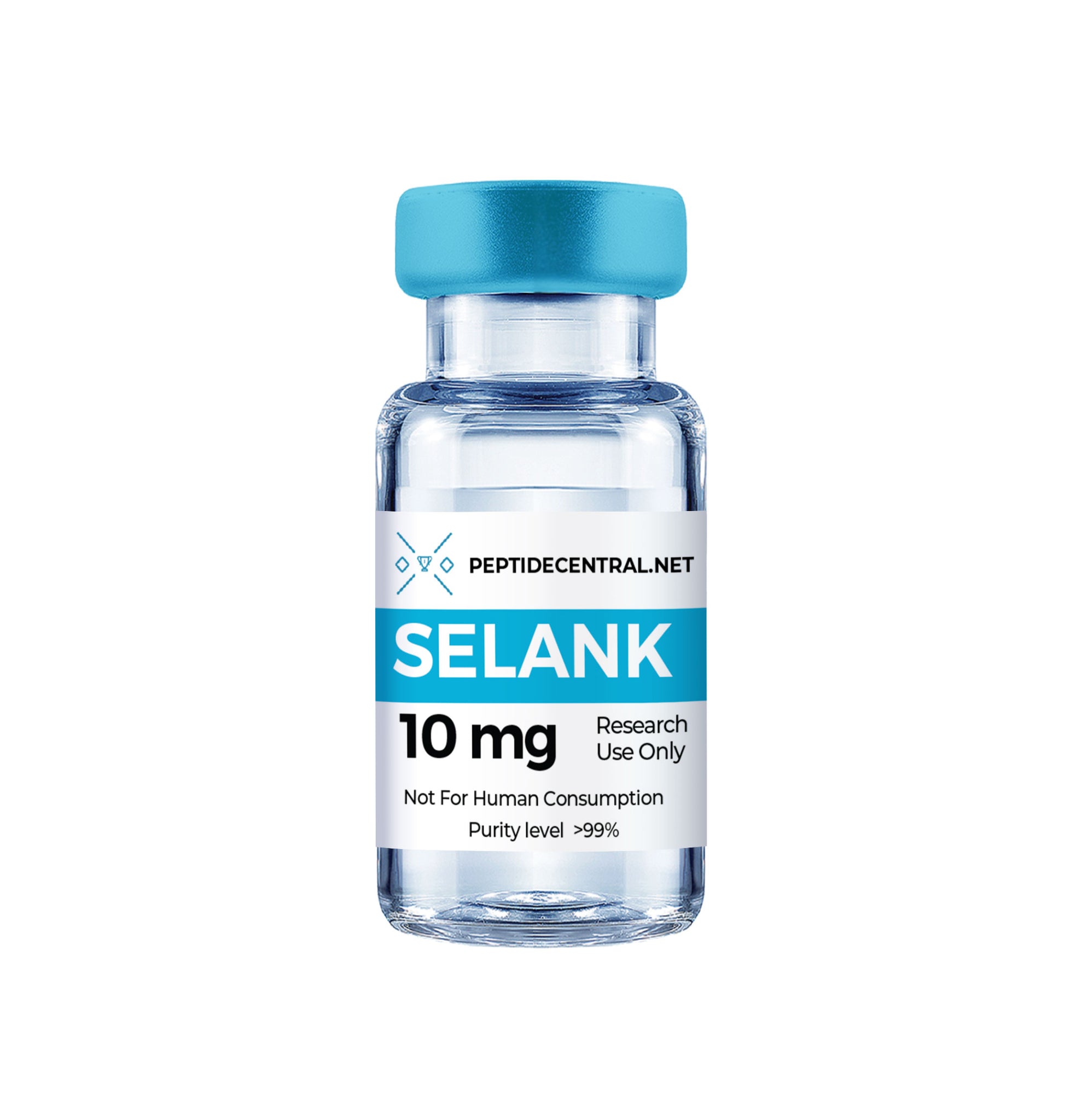 SELANK  FROM PEPTIDECENTRAL.NET PURITY LEVEL >99%