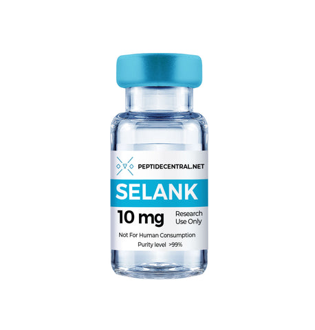 SELANK  FROM PEPTIDECENTRAL.NET PURITY LEVEL >99%