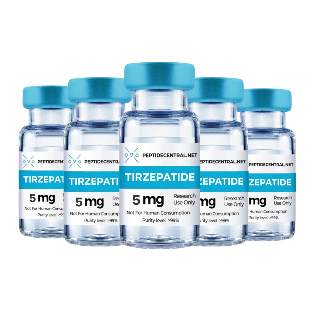 5 VIALS TIRZEPATIDE 5 MG